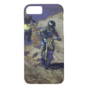 Coque iPhone 8/7 The Home Stretch ! - Motocross Racer