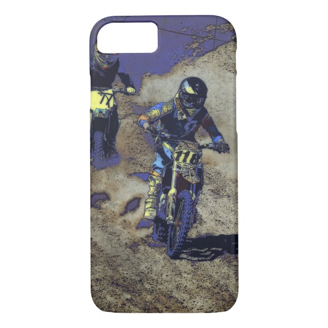 Coques Case-Mate iPhone The Home Stretch ! - Motocross Racer (Dos)
