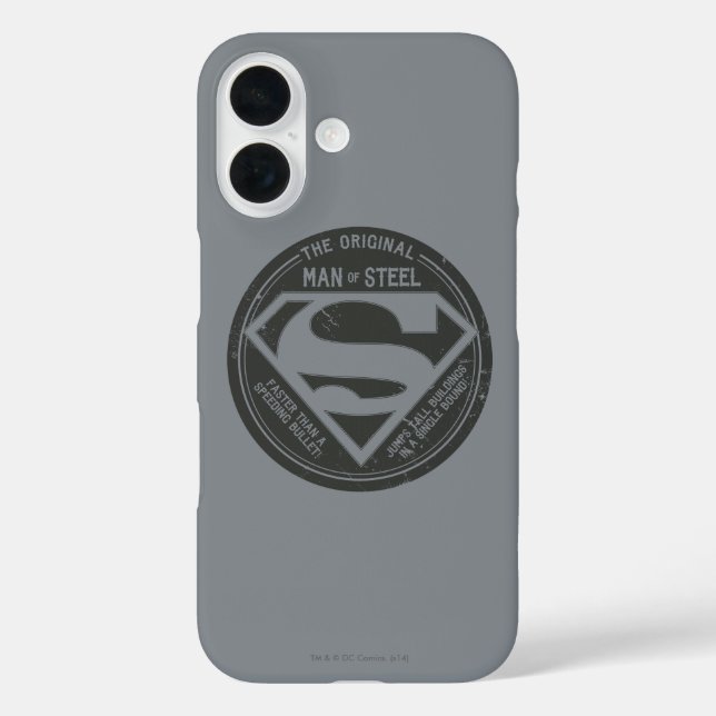 Coques Case-Mate iPhone The Original Man of Steel (Verso)