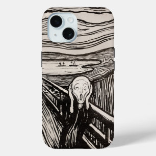 Coque Case-Mate iPhone The Scream (1895) Edvard Munch Woodcut Art
