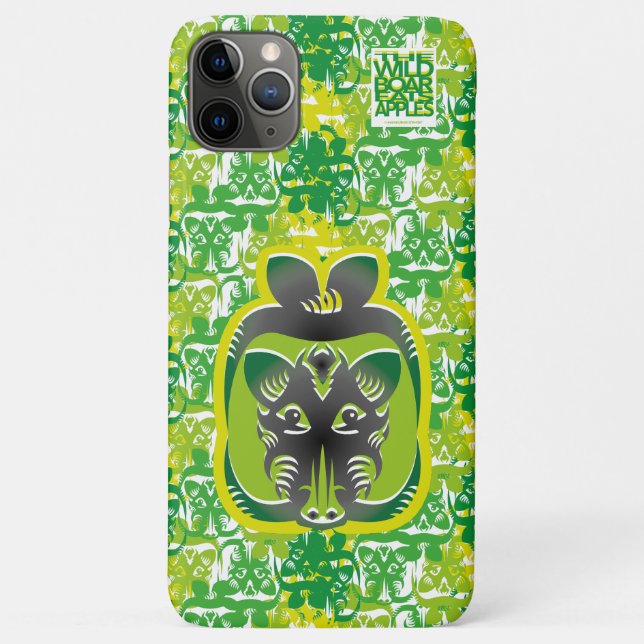 COQUES Case-Mate iPhone THE WILD BOAR EATS APPLES BY MASANSER (Dos)
