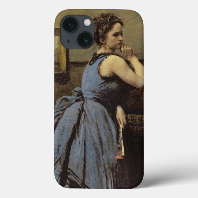 Coques Case-Mate iPhone The Woman in Blue, 1874 (Verso)