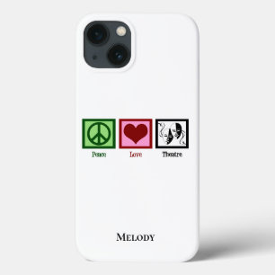 Case-Mate iPhone Case Théâtre Peace Love personnalisé