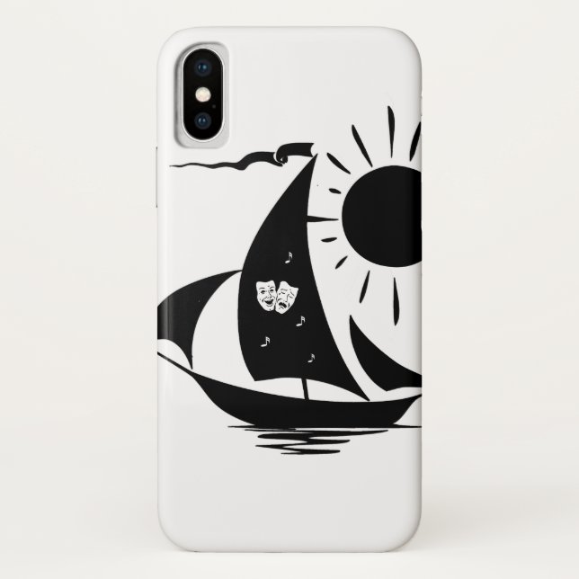 Coques Case-Mate iPhone Théâtre Whimsical Unique Conception De Voile (Dos)