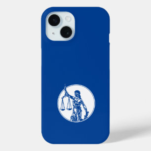 Coque Case-Mate iPhone Thème bleu   Temida