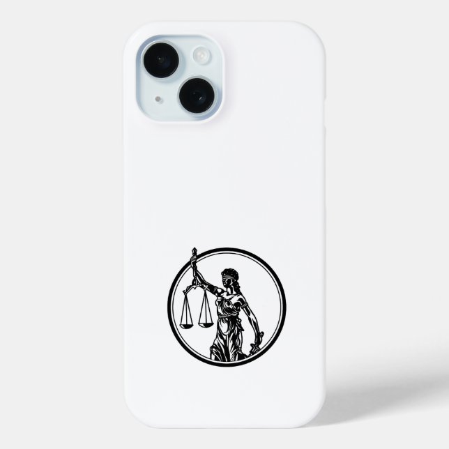 Coques Case-Mate iPhone Thème bleu | Temida (Verso)