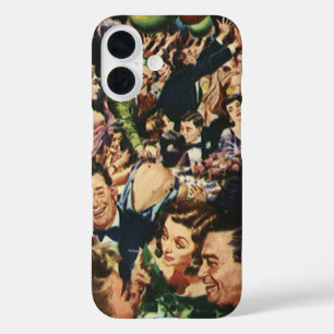 Coque Pour iPhone 16 Thème de fête élégante Hollywood vintage avec ball