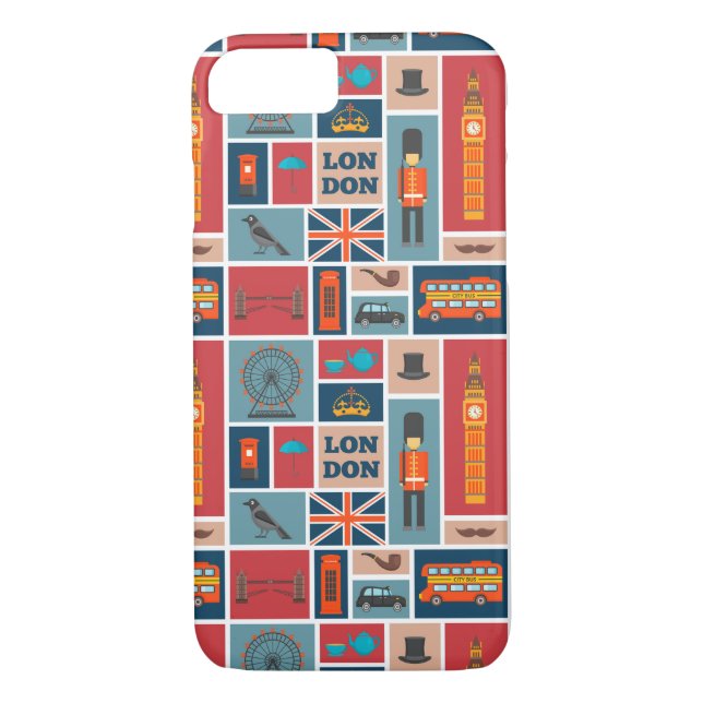 Coques Case-Mate iPhone Thème de Londres (Dos)