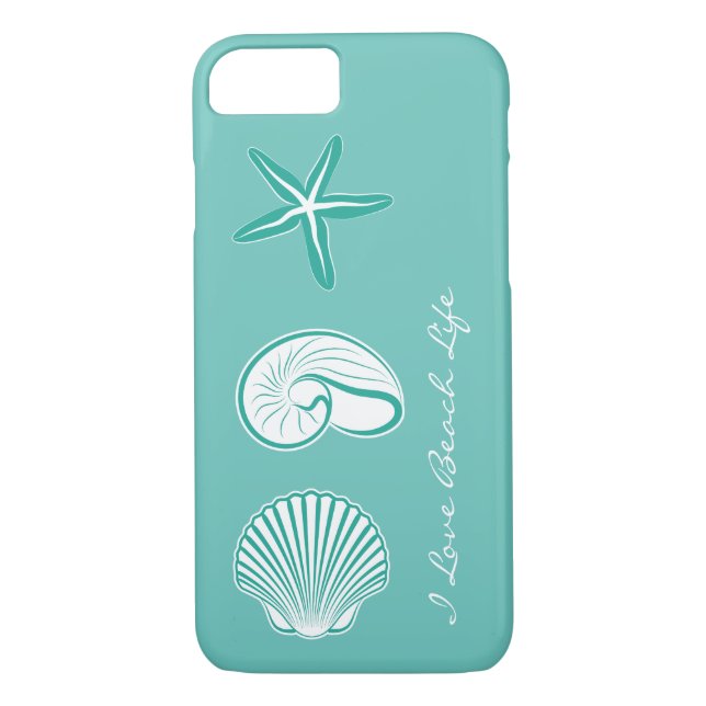 Coques Case-Mate iPhone Thème de plage d'été (Dos)