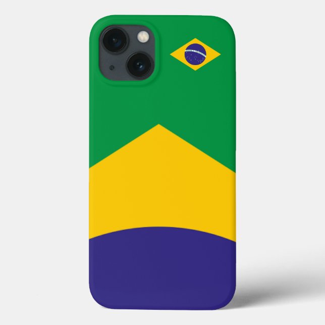 Coques Case-Mate iPhone Thème Drapeau Brésil (Verso)