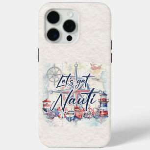 Coque Case-Mate iPhone Thème Nautique Bateau Côtier "Let's Get Nauti"