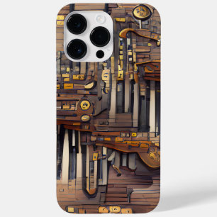 Coque Case-Mate iPhone THÈME STEAMPUNK MUSICAL Brown