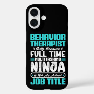 Coque Pour iPhone 16 Thérapeute comportemental Titre de profession de c