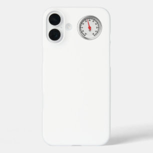 Coque Pour iPhone 16 Plus Thermomètre Celsius rond