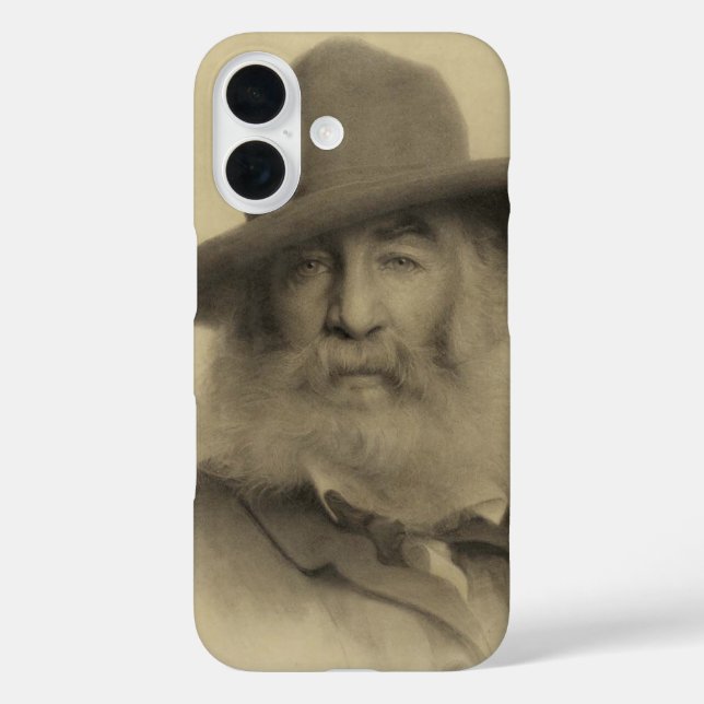 Coques Case-Mate iPhone Thomas Dewing portrait de Walt Whitman (Verso)