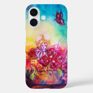 COQUE POUR iPhone 16 THUMBELINA, PANIER À FLEURS ET BOUTEILLE