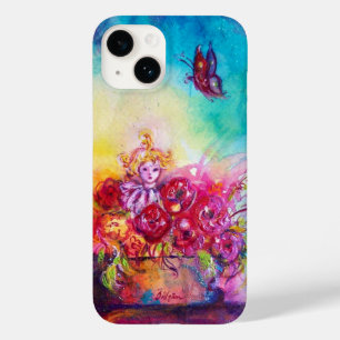 COQUE POUR iPhone 14 THUMBELINA, PANIER À FLEURS ET BOUTEILLE