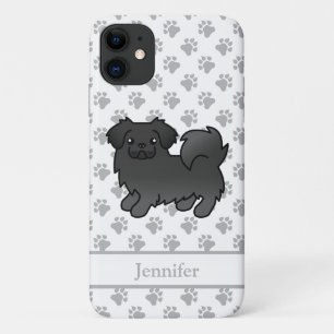 Case-Mate iPhone Case Tibétain Spaniel Noir Chien de Dessin Animé Mignon