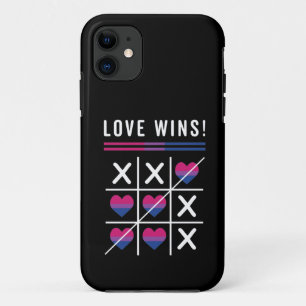 Case-Mate iPhone Case Tic Tac Toe Loe Remporte La Fierté Bisexuelle LGBT