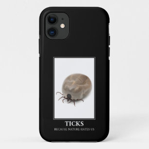 Case-Mate iPhone Case Ticks Parce Que La Nature Nous Hait - Parasite Fun