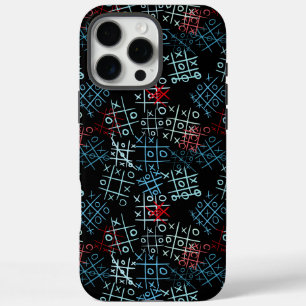 Coque iPhone 16 Pro Max tictactoe motif.BW.B BG BG