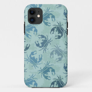 Coque iPhone 11 Tie Dye Motif De Crabes