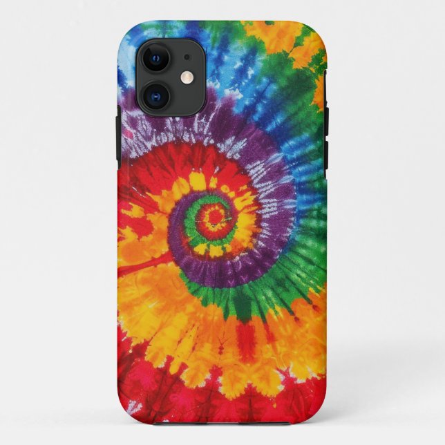 Coques Case-Mate iPhone Tie Dye Motif psychédélique (Dos)