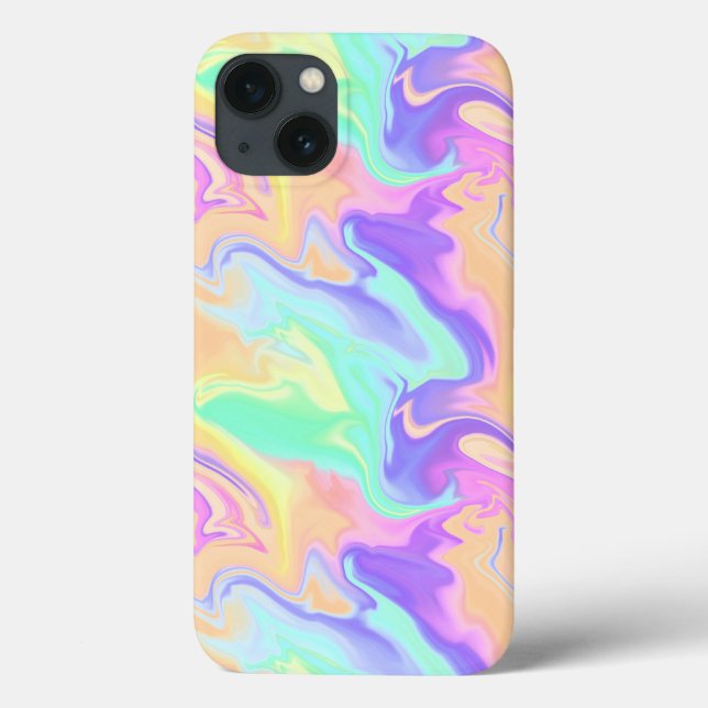 Coques Case-Mate iPhone Tie Dye Swirl Pastel Super (Verso)