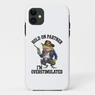 Case-Mate iPhone Case Tiens-toi partenaire je suis cowboy grenouille sur