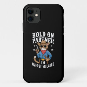 Case-Mate iPhone Case Tiens-toi partenaire, je suis surexcité rétro west