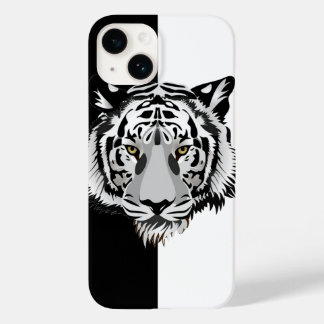 Coque Case-Mate iPhone Tiger noir blanc