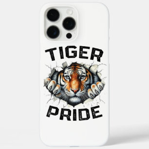 Coque iPhone 16 Pro Max Tiger Pride Retro Tiger School