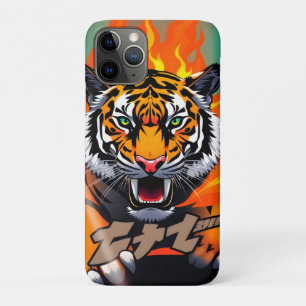 Case-Mate iPhone Case Tigre animé en flammes