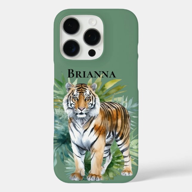 Coques Case-Mate iPhone Tigre avec Feuille (Verso)