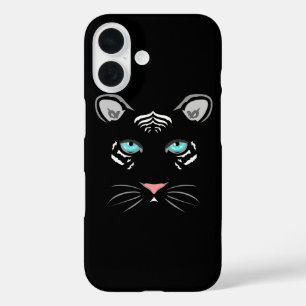 Coque Pour iPhone 16 Tigre blanc