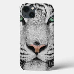 iPhone 13 Coque Tigre blanc
