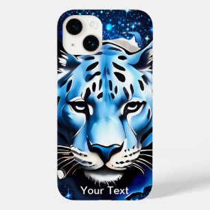 Coque Case-Mate iPhone Tigre blanc avec étincelles bleues