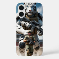 tigre blanc géant opérateur des forces spéciales