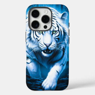 Coque iPhone 16 Pro Tigre blanc sauvage Mystique de la forêt