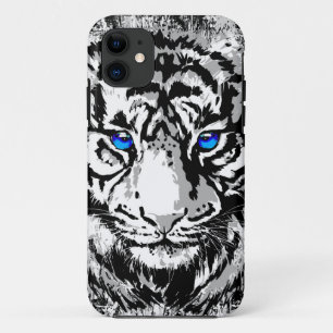 Case-Mate iPhone Case Tigre Blanc - Yeux Bleus - Tigre