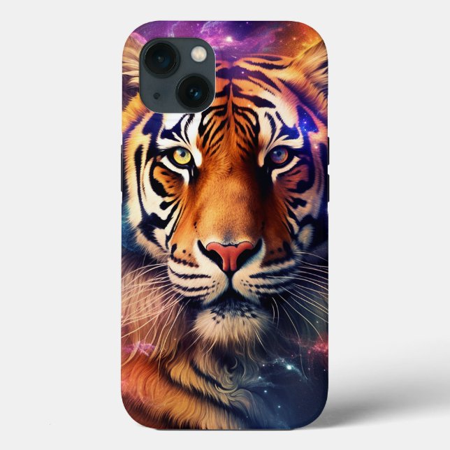 Coques Case-Mate iPhone Tigre cosmique (Verso)