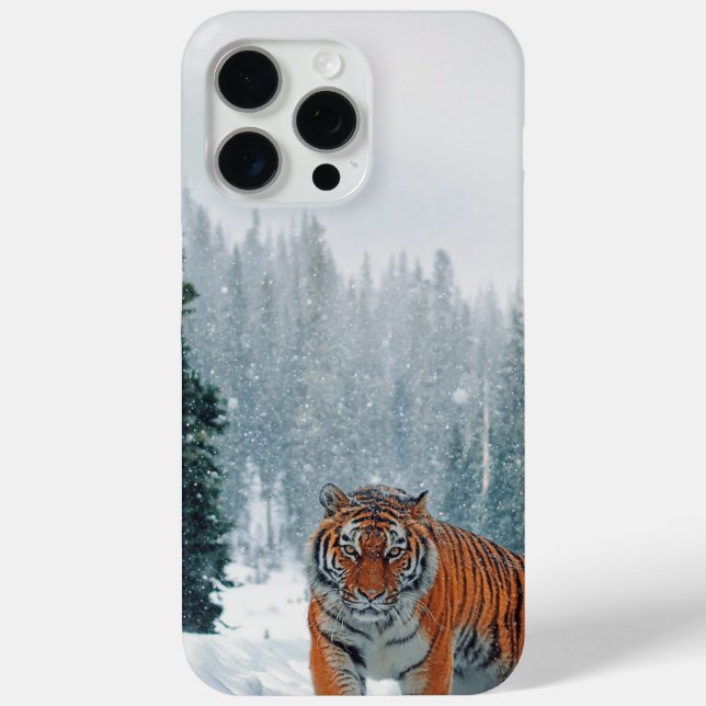 Coques Case-Mate iPhone tigre dans la neige (Verso)