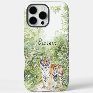 Coque iPhone 16 Pro Max Tigre de la jungle