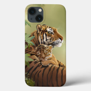 Case-Mate iPhone Case Tigre de maman et tigre de bébé qui dort