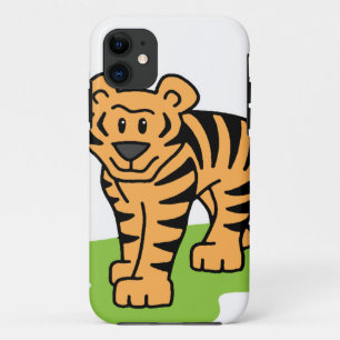 Coques Pour iPhone Tigre du Bengale de dessin animé avec rayures