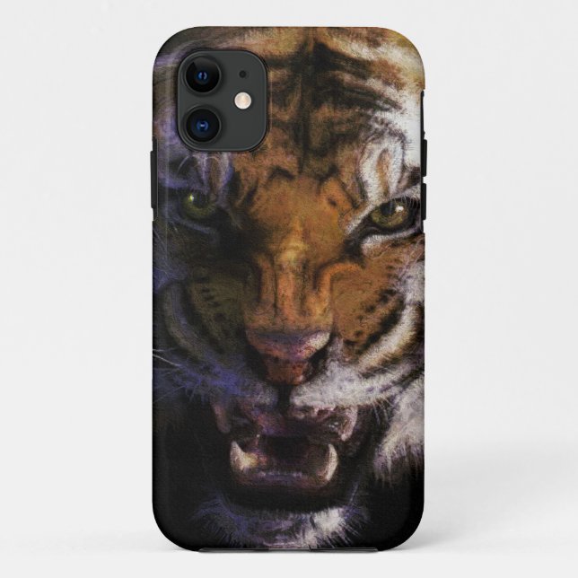Coques Case-Mate iPhone Tigre du Bengale en colère Big Chat Faune iPhone 5 (Dos)