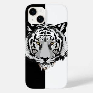 Coque Case-Mate iPhone Tigre Noir Blanc