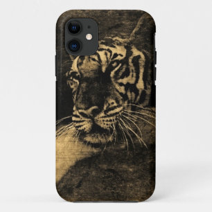 Coques Pour iPhone Tigre noir et blanc