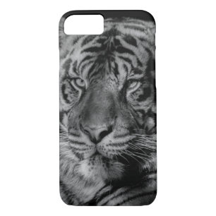 Coques Pour iPhone Tigre noir et blanc