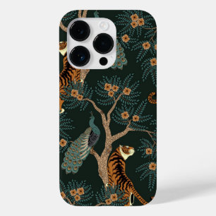 Coque Case-Mate iPhone Tigre vintage et paon